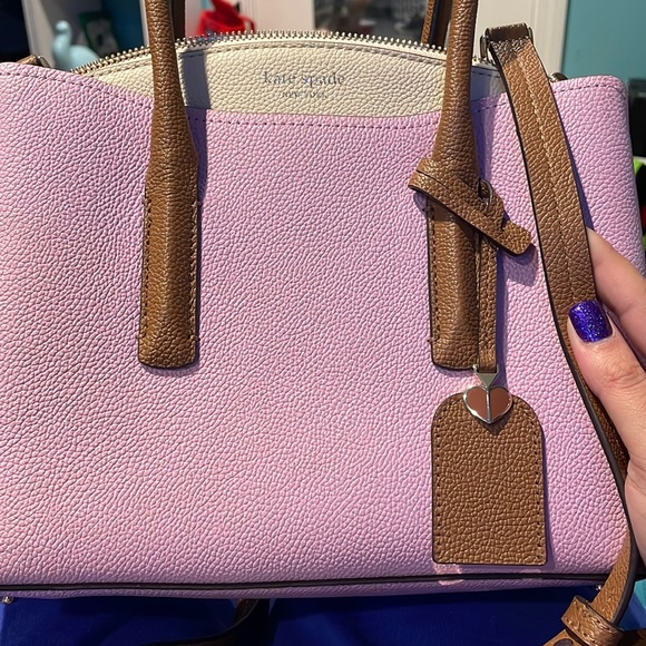 kate spade Handbags - Kate Spade ♠️ light purple cross body. BARELY USED!